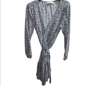 Abercrombie & Fitch Floral Wrap Dress